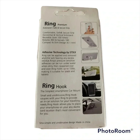 Cell Phone accessories that has a a silver ring - Picture 2 of 2